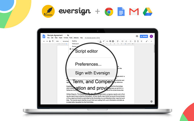 eversign: eSign in Gmail, Drive & Google Docs