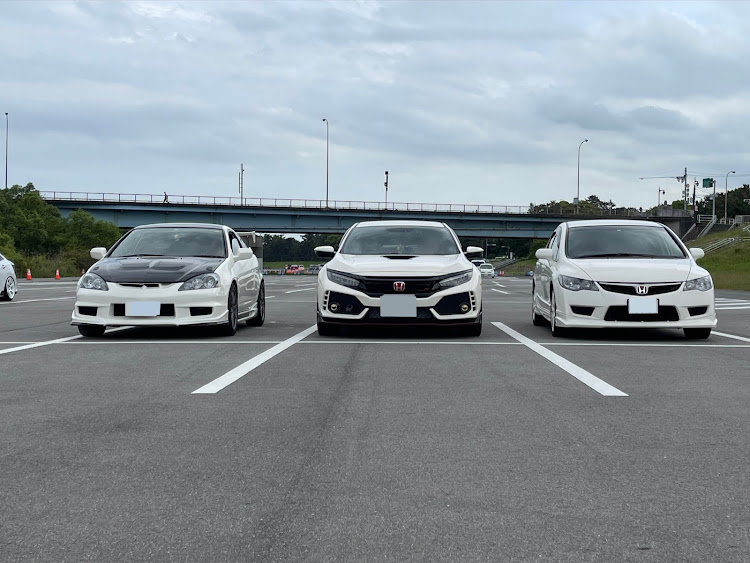 シビックタイプRのコラボありがとうございました・FK7シビック・FD2シビックタイプR・DC5 インテグラタイプR・木曽三川公園に関するカスタム事例の投稿画像7枚目
