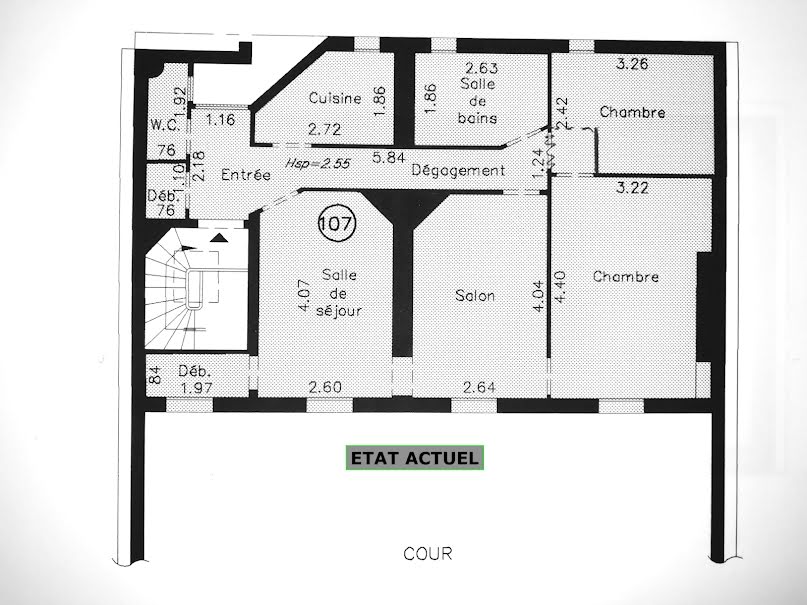 Vente appartement 5 pièces 63.42 m² à Paris 10ème (75010), 610 000 €