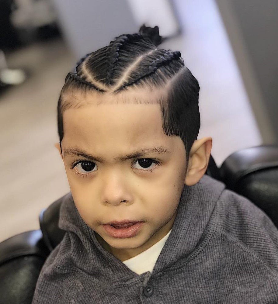 simple braid styles for little boys