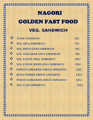Nagori Golden Fast Food menu 2