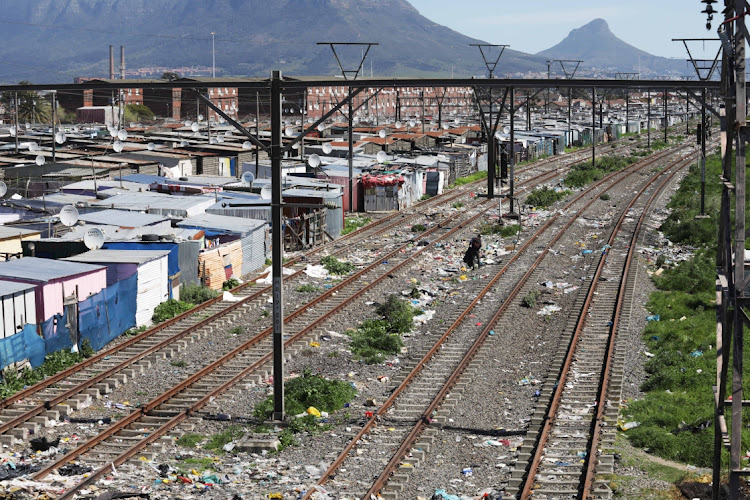 The railway line at Langa, Cape Town, in September 2020. File photo.