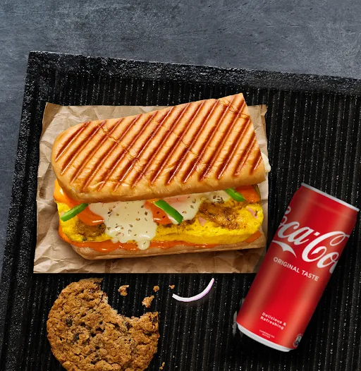 Egg 'n Cheese Sandwich + Side + Coke