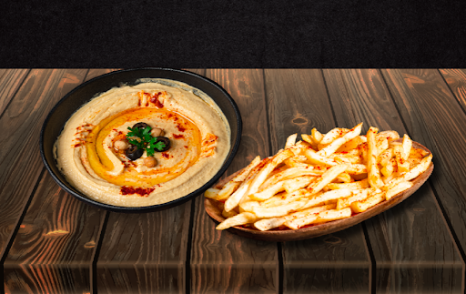 Veg Classic Hummus + French Fries