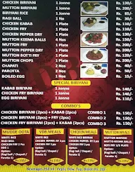 Village Donne Biryani menu 2