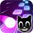 Cartoon cat - Hop tiles rush icon