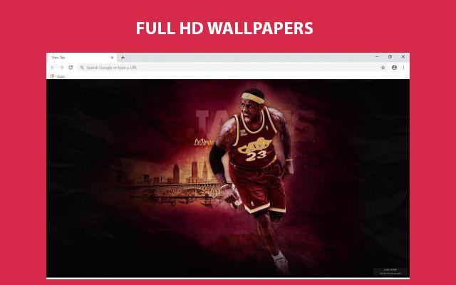 LeBron James Wallpapers Custom Tab