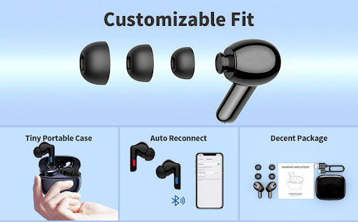 Title 2, TWS No Howling Digital Bluetooth Hearing Aid