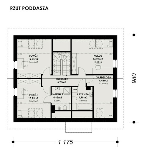 TK 20 - Rzut poddasza