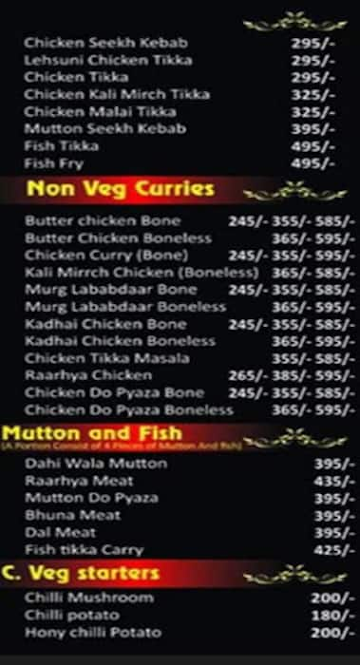 Aflatoon - Taste Me Baap menu 