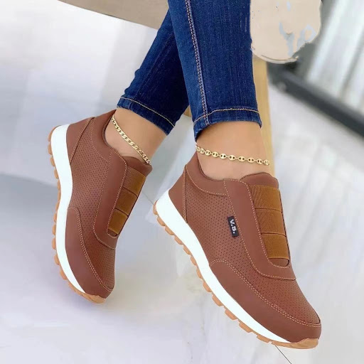 Title 4, Womens Flats Shoes with Elastic Band Design, P...