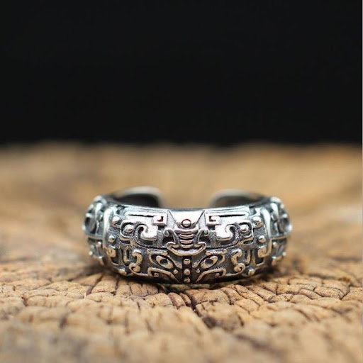 Title 5, Divine Beasts Rings with Gluttonous, Lucky, Tra...