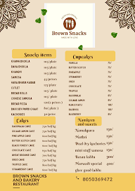 Brown Snacks & Bakery menu 1