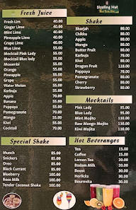 Sizzling Hut menu 2