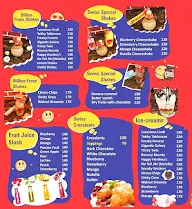 Swiss Shakes Studio menu 1