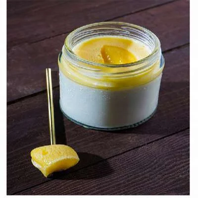 Lemon Curd Panna Cotta