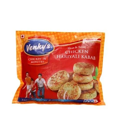 Venkys Venky Chiken Hariyali Kabab 500 Gm