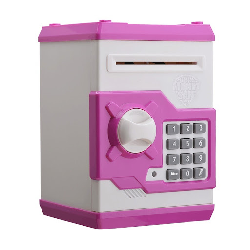 Title 20, Cash Machine Savings Piggy Bank Password Lock S...