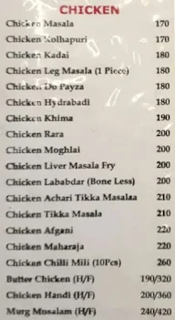 Masalaa Family Restaurant menu 8