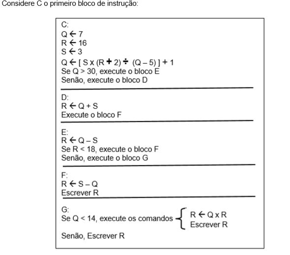 Como resultado teremos o seguinte valor, escrito através da variável R: 