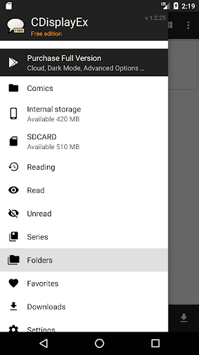 Screenshot CDisplayEx Comic Reader Lite