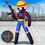 Cover Image of ดาวน์โหลด Stickman Rope Hero - Pirate Fight 1.0 APK