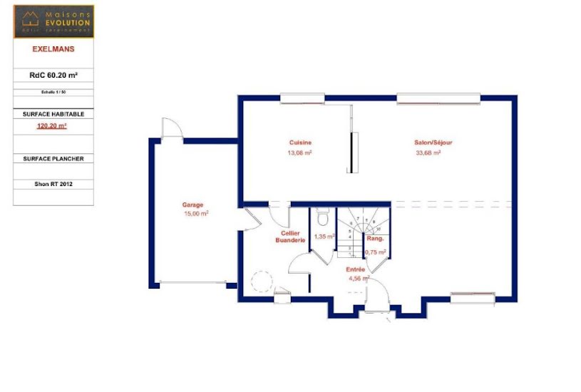  Vente Terrain + Maison - Terrain : 576m² - Maison : 120m² à La-Ferté-sous-Jouarre (77260) 