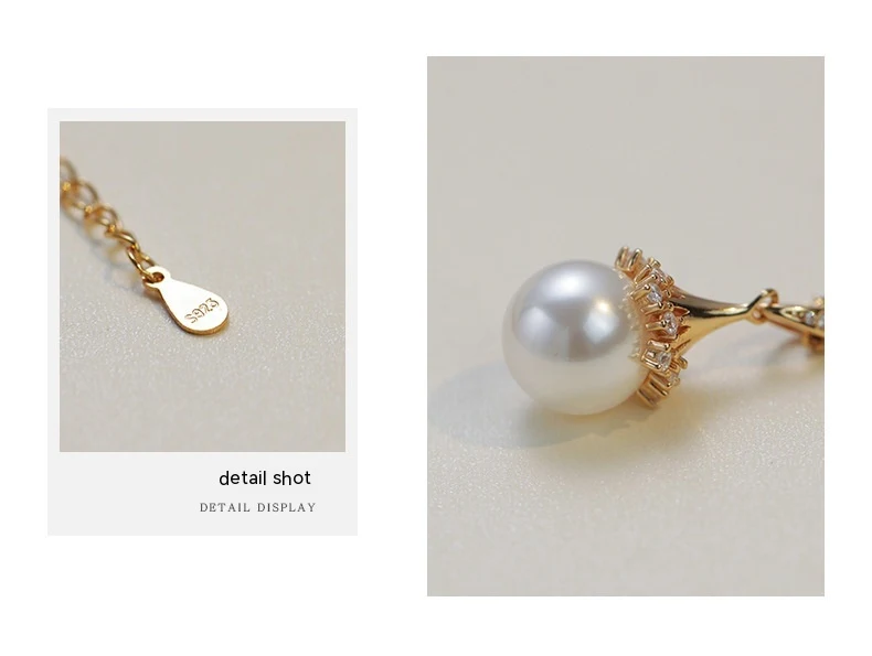 Collier de perles S925 Aura Bright