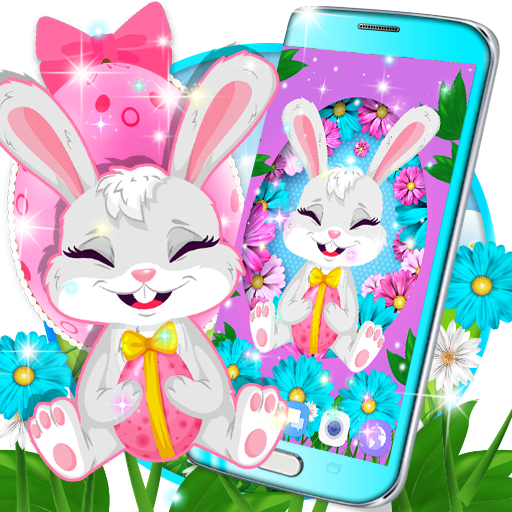 Cute bunny live wallpaper