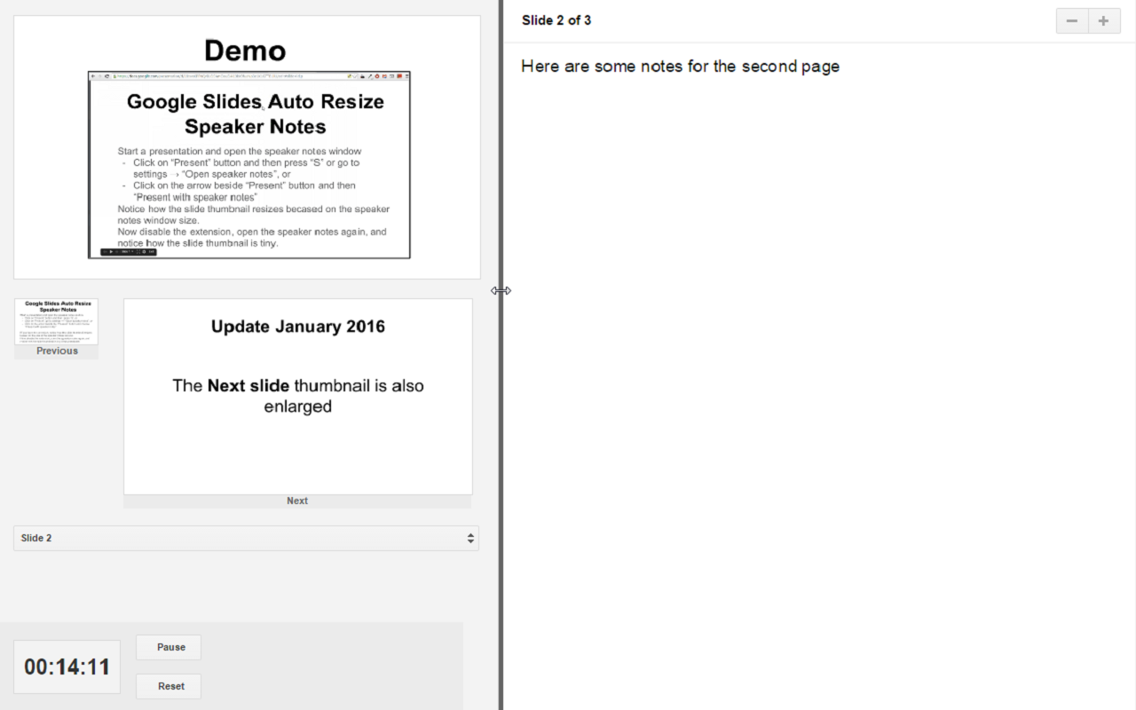 Google Slides Auto Resize Speaker Notes Preview image 2