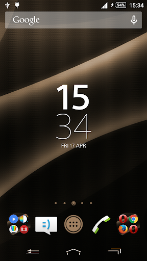 Dark Copper Xperien Theme