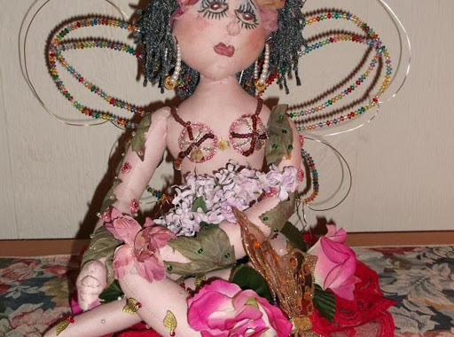 soft sculptured fairy doll