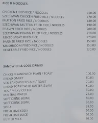 Hotel Saraswathi Bhavan menu 5