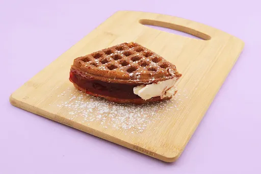 Strawberry Cream Cheese Waffle