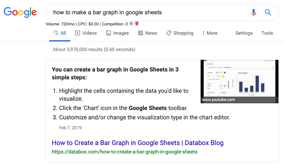 featured snippet