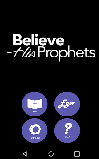 Believe in His Prophets