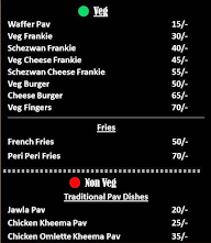 Foodies Corner menu 1