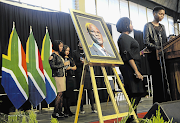 FAREWELL TO GREAT LEADER: Family members pay tribute during the special official memorial service for the late Dr Zola Skweyiya held at Tshwane Events Centre.