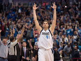 🎥 Dallas brengt eerbetoon aan Dirk Nowitzki en klopt Golden State, ook Milwaukee gaat onderuit