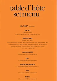 SpiceKlub menu 1