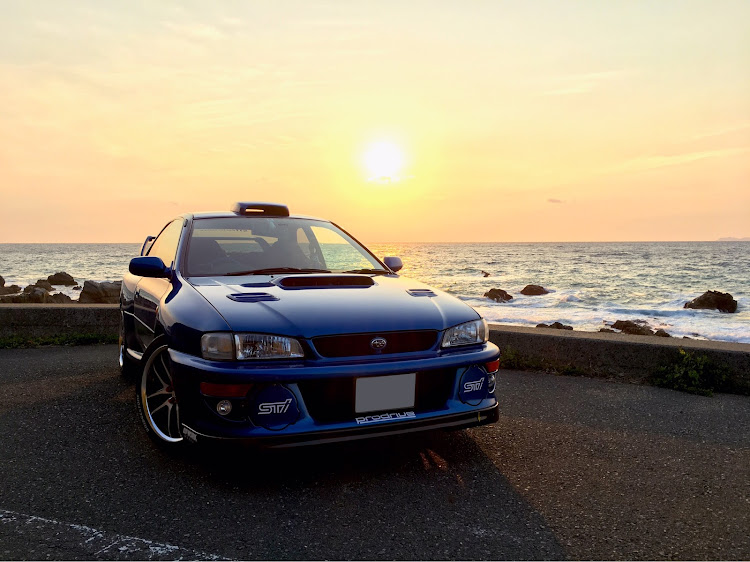 22B-STi Versionのドライブ・夕暮れと愛車・22B・天草ドライブに関するカスタム事例の投稿画像3枚目