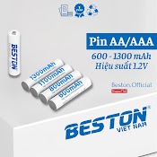 [Mã Bmlt35 Giảm Đến 35K Đơn 99K] Lẻ 1 Viên Pin Sạc Aaa 1.2V - Dung Lượng 600Mah, 800Mah, 1100Mah, 1300Mah - Beston