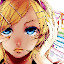 Rin Kagamine New Tab Page HD Pop Art Theme