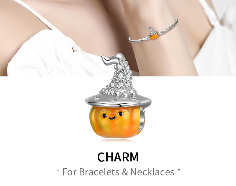 Title 2, Magic Hat Pumpkin Beads Srebro 925 Cyrkon Inkru...
