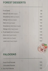 Juice Forest menu 1