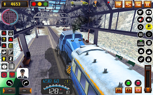 Screenshot Uphill Train Simulator Game.