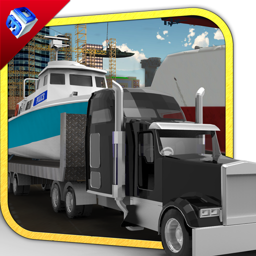 Conducteur camion transporteur icon