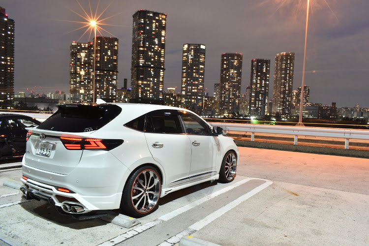 ハリアーのハリアー仲間を増やしたい・クライメイト・エアロボンネット・晴海埠頭・エロエロオフに関するカスタム事例の投稿画像4枚目