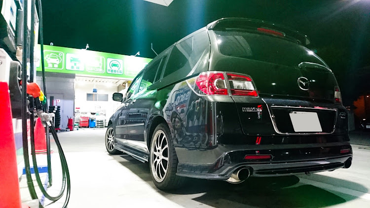 MPVの山梨・CARTUNEファンミーティング・燃費・ガソリンスタンド・今日はサッカー、明日は野球(笑)に関するカスタム事例の投稿画像1枚目