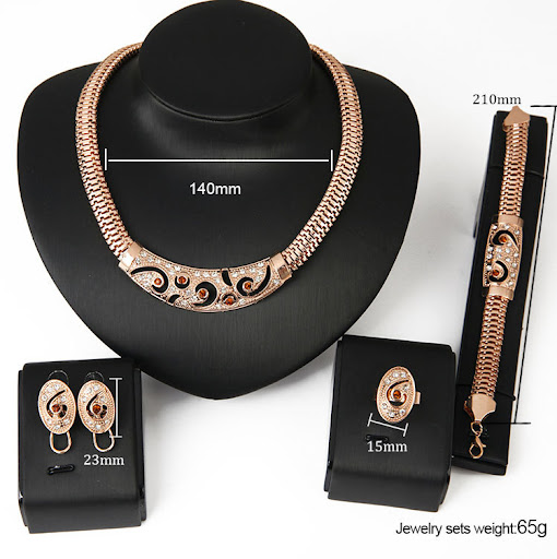 Title 2, Exaggerated Punk Necklace Earrings Bracelets an...